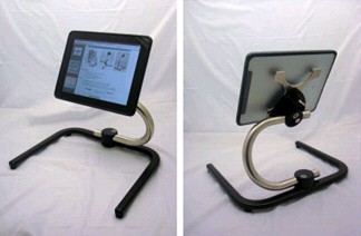 iPad holder for Daessy on Desk Mount DM