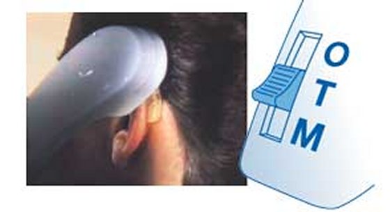 Figuur 3: Positie van telefoon bij T-stand