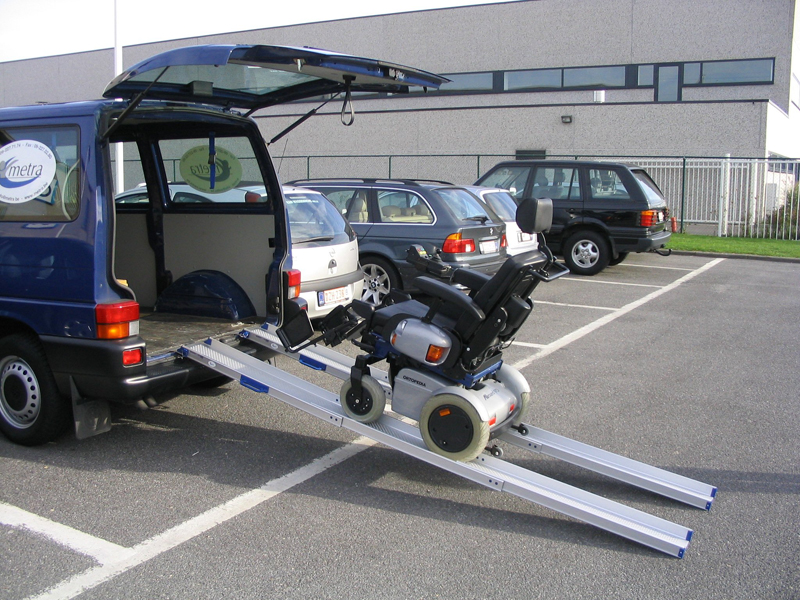 oprijgoten auto